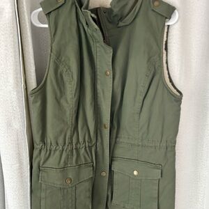 Olive Green Women's Vest
